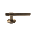 Belgravia Lever Set by KitchenLibrary, a solid brass lever set with lined texture detailing.