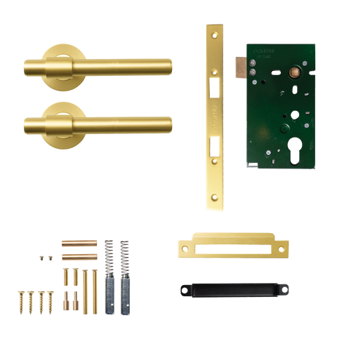 Belgravia Mortice Lock Lever Set