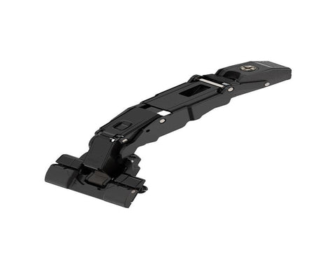 Blum CLIP top 155° 0-protrusion hinge. Overlay Application.