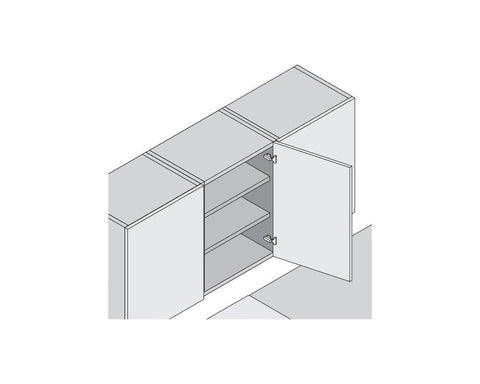 Blum CLIP top Standard Hinge. Full Overlay. Boss: INSERTA