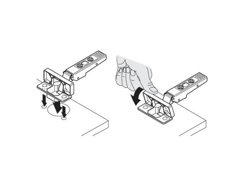 Blum CLIP top Wide Angle Hinge 170°