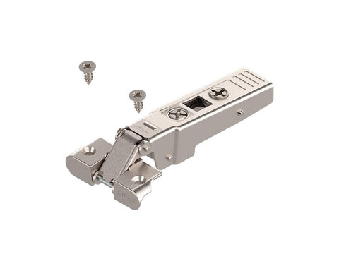 Blum CLIP top Aluminium Frame Door Hinge. 95 Degree Full Overlay, Boss: screw-on 71T950A