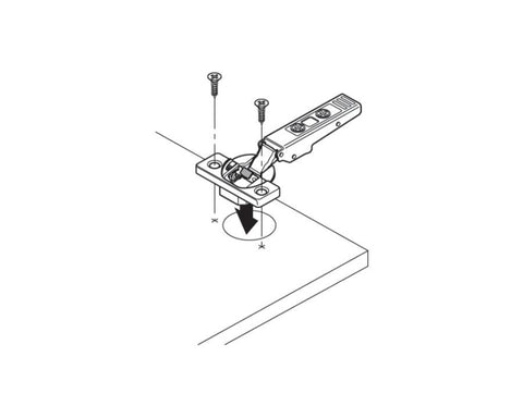 Blum CLIP top BLUMOTION Standard Soft Close Hinge 110 Degree