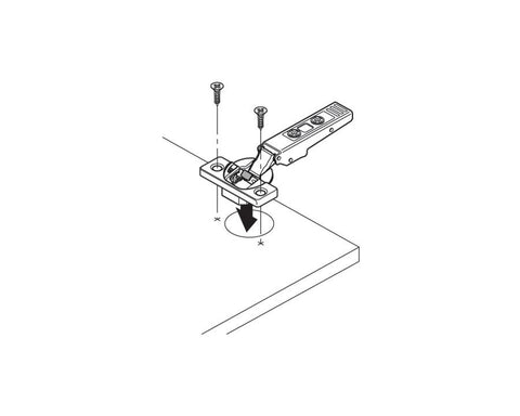 Blum CLIP top BLUMOTION Profile Door Soft Close Hinge 95 Degree
