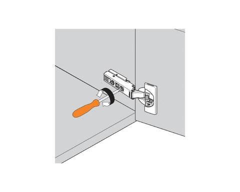 Blum CLIP top BLUMOTION Profile Door Soft Close Hinge 95 Degree. Inset Application. Boss: INSERTA 71B9790
