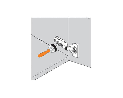 Blum CLIP top BLUMOTION Profile Door Soft Close Hinge 95 Degree. Inset Application. Boss: INSERTA 71B9790
