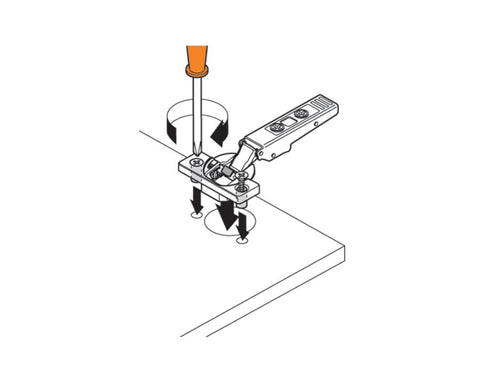 Blum CLIP top Standard Hinge 107 Degree