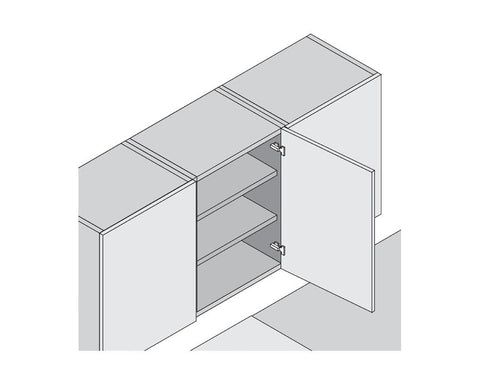 Blum CLIP top Standard Hinge 107 Degree
