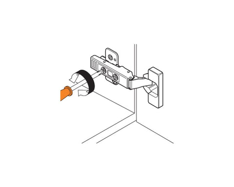 Blum CLIP top Standard Hinge 107 Degree