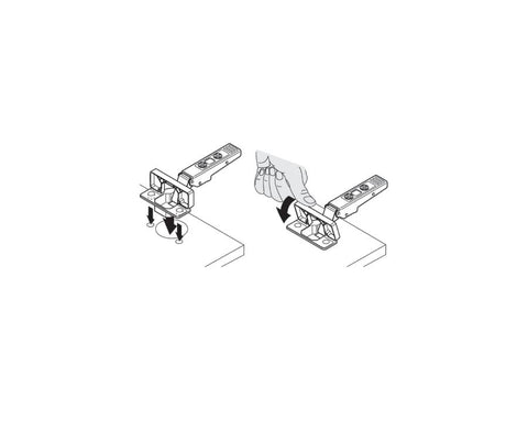 Blum CLIP top Standard Hinge 107 Degree