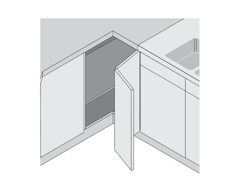 Blum CLIP top Bi-Fold Hinge 60 Degree