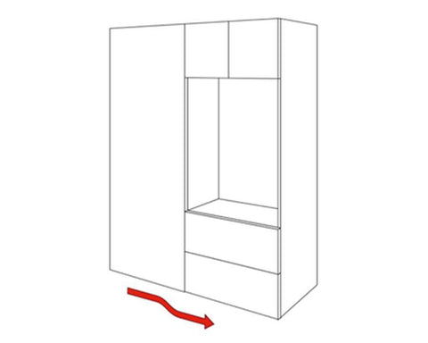 Cinetto B-moved kit for PIANO Coplanar System 1 Door. Track: 4m. Door Size: 1154-1800mm