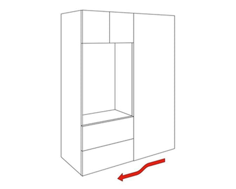 Cinetto B-moved kit for PIANO Coplanar System 1 Door. Track: