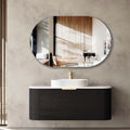 Bondi Black Oak Single Basin Vanity Vanity Otti Australia 1200mm Quartz Stone Pure White-20mm 