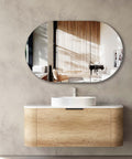 Bondi Natural Oak Single Basin Vanity Vanity Otti Australia 1200mm Quartz Stone Pure White-20mm 