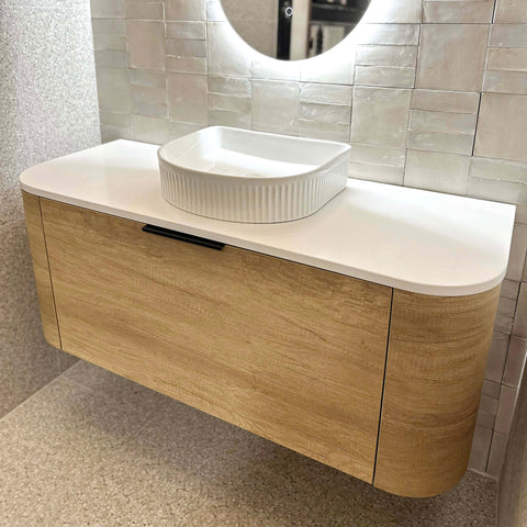 Bondi Natural Oak Single Basin Vanity