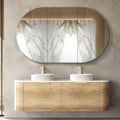 Bondi Natural Oak Double Basin Vanity Vanity Otti Australia 1500mm Quartz Stone Pure White-20mm 