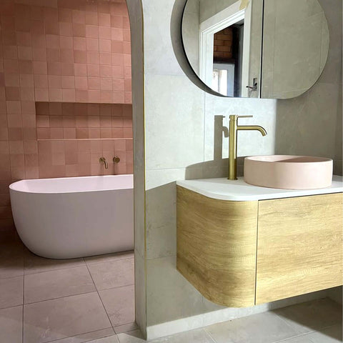 Bondi Natural Oak Single Basin Vanity