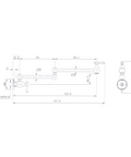 BOR020BK – Bordeaux Kitchen Pot Filler – Matt Black sketch