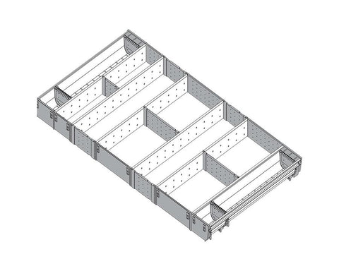 Blum ORGA-LINE Drawer Insert Cutlery/Utensil Divider Set. Cabinet Width: 1000mm. Nominal Length: 500mm ZSI.10VUI6