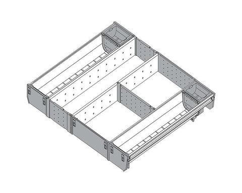 Blum ORGA-LINE Drawer Insert Cutlery/Utensil Divider Set. Cabinet Width: 600mm. Nominal Length: 450mm ZSI.60VUI4