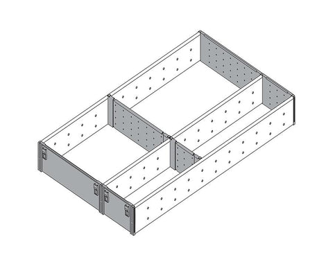 Blum ORGA-LINE Drawer Insert Utensil Divider Set. Width: 291mm. Nominal Length: 500mm ZSI.500FI3