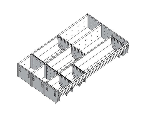 Blum ORGA-LINE Drawer Insert Cutlery/Utensil Divider Set. Width: 297mm. Nominal Length: 500mm ZSI.500MI3
