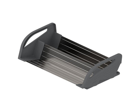 Blum ORGA-LINE Drawer Insert Spice Holder in Brushed Stainless Steel/Dust Grey