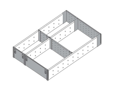 Blum ORGA-LINE Drawer Insert Utensil Divider Set For TANDEM For Wood Drawers. Width: 293mm. Nominal Length: 500mm ZHI.437FI3 *For TANDEM for Wood drawers only*