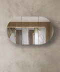 Bondi Natural Oak Shaving Cabinet Shaving Cabinet Otti Australia 1200mm  