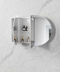 Bondi Satin White Shaving Cabinet Shaving Cabinet Otti Australia 1200mm  