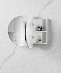 Bondi Satin White Shaving Cabinet Shaving Cabinet Otti Australia 900mm  