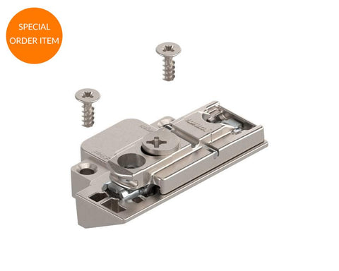 CLIP mounting plate, zinc, screw-on, right, for narrow alu frames 175H5B00