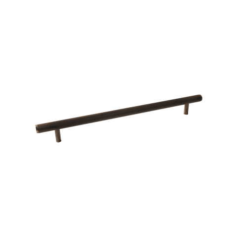 Momo Bellevue Knurled Solid Brass Entrance Pull Handle In Bronze