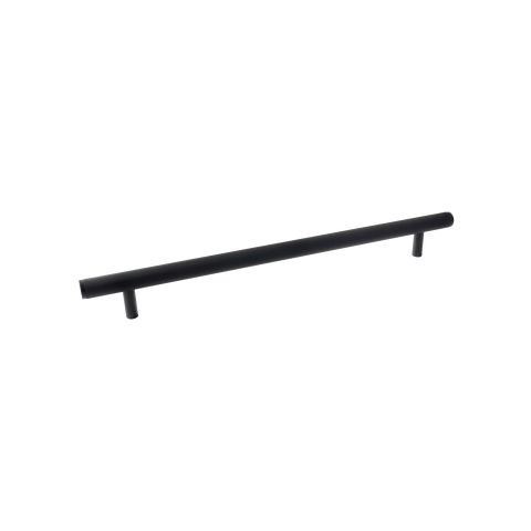 Momo Bellevue Knurled Solid Brass Entrance Pull Handle In Matt Black