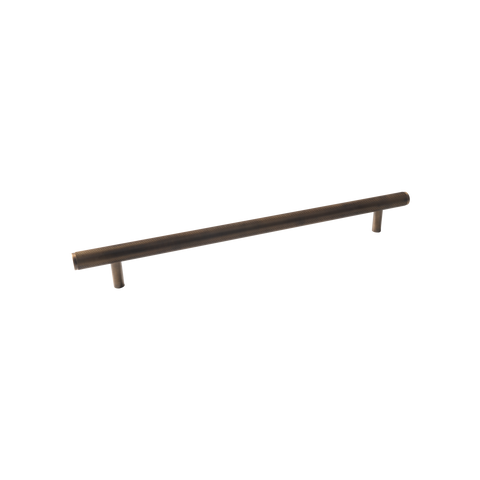 Momo Bellevue Lined Solid Brass Entrance Pull Handle In Bronze
