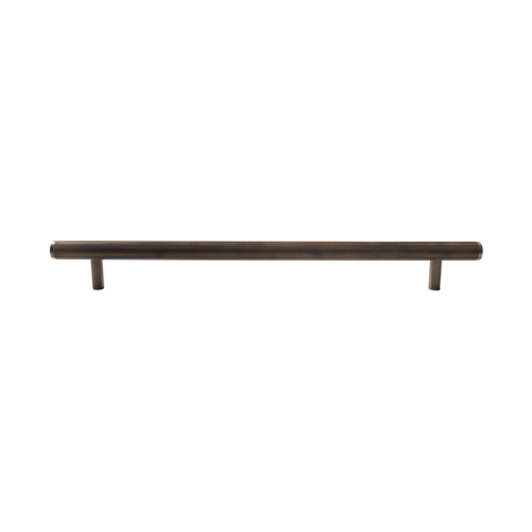 Momo Bellevue Lined Solid Brass Entrance Pull Handle In Bronze