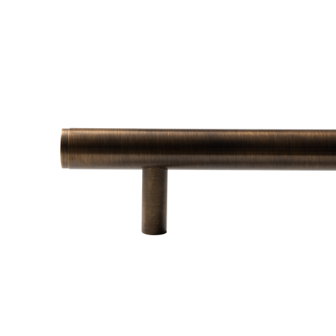 Momo Bellevue Plain Solid Brass Entrance Pull Handle In Bronze