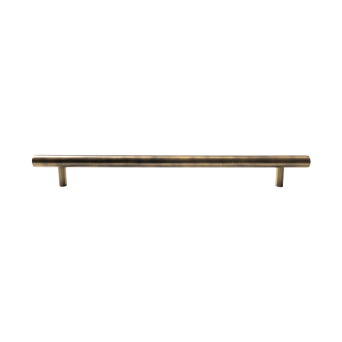 Momo Bellevue Plain Solid Brass Entrance Pull Handle In Dark Brushed Brass