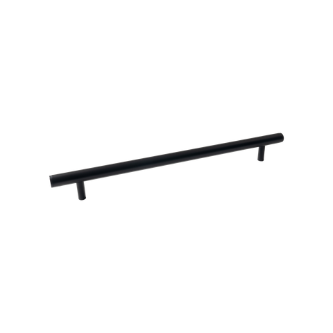 Momo Bellevue Plain Solid Brass Entrance Pull Handle In Matt Black