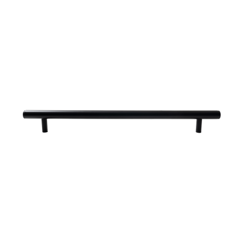 Momo Bellevue Plain Solid Brass Entrance Pull Handle In Matt Black