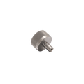 Brass cabinet hardware collection knob with knurled texture from KitchenLibrary, ideal for modern cabinetry.