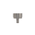 Bellevue solid brass knob from KitchenLibrary's brass cabinet hardware collection with a sleek, machined finish.