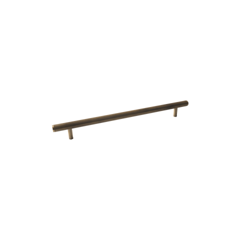 Momo Bellevue Lined Solid Brass Door Pull Handle In Dark Brushed Brass