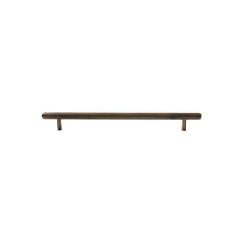 Momo Bellevue Lined Solid Brass Door Pull Handle In Dark Brushed Brass