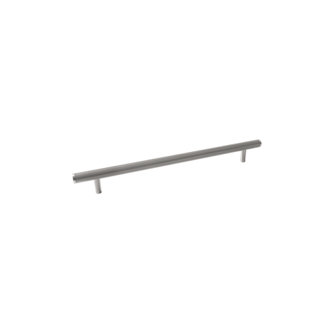 Momo Bellevue Lined Solid Brass Door Pull Handle In Dull Brushed Nickel