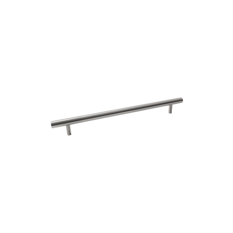 Momo Bellevue Plain Solid Brass Door Pull Handle In Dull Brushed Nickel
