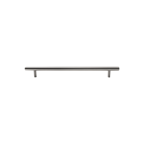 Momo Bellevue Plain Solid Brass Door Pull Handle In Dull Brushed Nickel