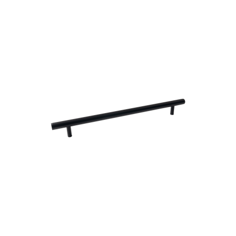Momo Bellevue Plain Solid Brass Door Pull Handle In Matt Black