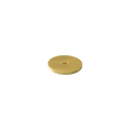 Solid brass backplate from KitchenLibrary, designed for Bellevue cabinet hardware installations.